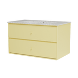 Montana Basin SU1401 – badrumsmodul med tvättställ, 83 cm - Camomile - Jacobsen Plus