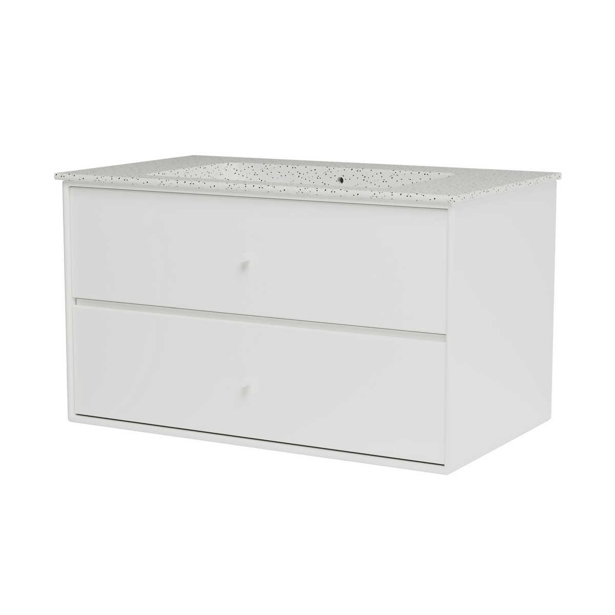 Montana Basin SU1401 – badrumsmodul med tvättställ, 83 cm - White - Jacobsen Plus