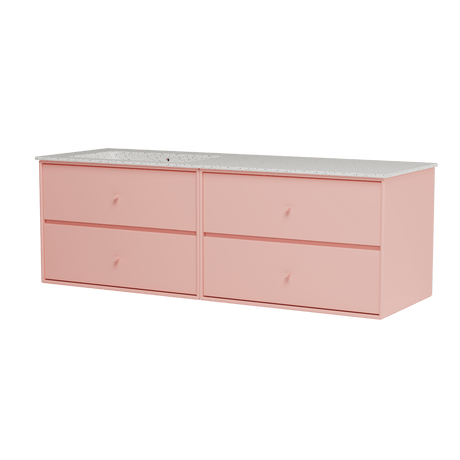 Montana Basin SU2404 – badrumsmodul med handfat, 141 cm - Clay - Jacobsen Plus