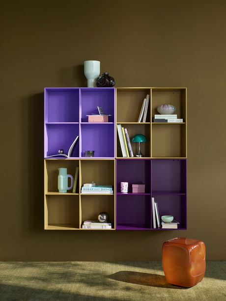 Montana 1112 Bokhylla, Limited Edition - Extreme Lila 197 - Dybde 30 cm / Upphängning - Jacobsen Plus