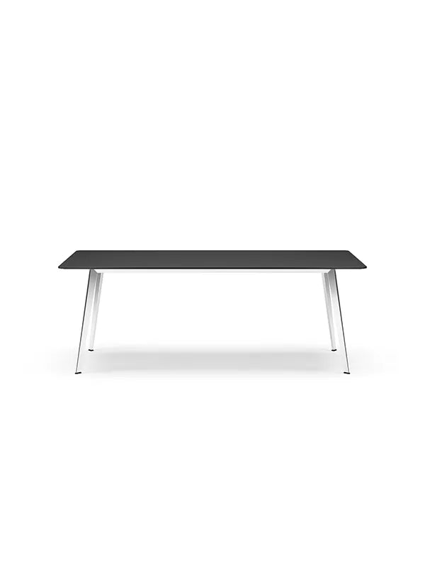 JW2090 bord från Montana - Svart linoleum / Aluminium (poleret) - Jacobsen Plus