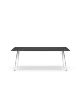 JW2090 bord från Montana - Svart linoleum / Aluminium (poleret) - Jacobsen Plus