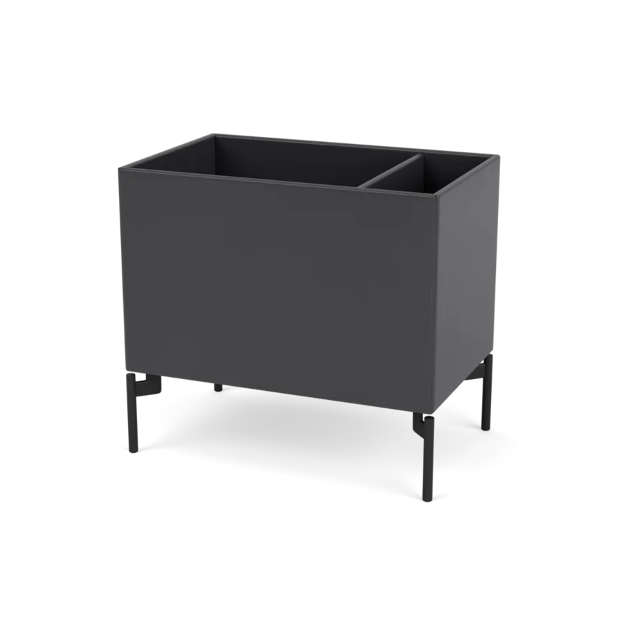Planteringslåda B46,8 cm D30, inkl. ben från Montana - Anthracite / Black - Jacobsen Plus