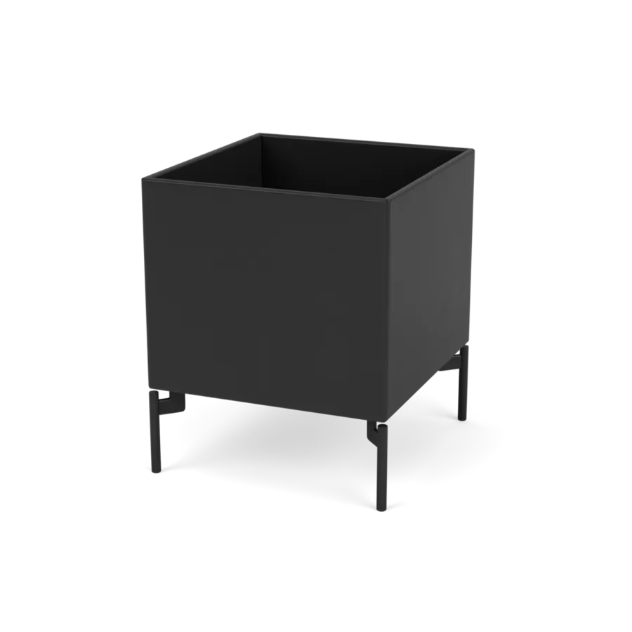 Planteringslåda B35,4 cm D38, inkl. ben från Montana - Black / Black - Jacobsen Plus