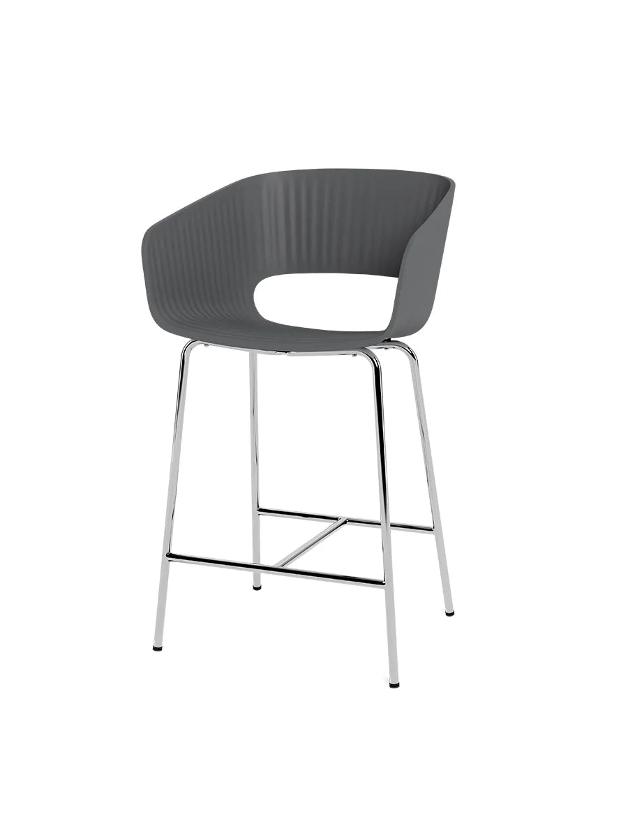 Marée 402 Counterstol från Montana - Krom stel / Anthracite - Jacobsen Plus