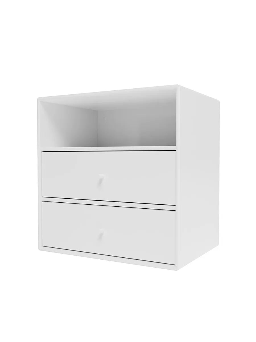Montana Mini 1006 Modul med två lådor - New white - Jacobsen Plus