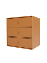 Montana Mini 1007 Modul med tre lådor - Amber - Jacobsen Plus
