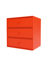 Montana Mini 1007 Modul med tre lådor - Nypon - Jacobsen Plus