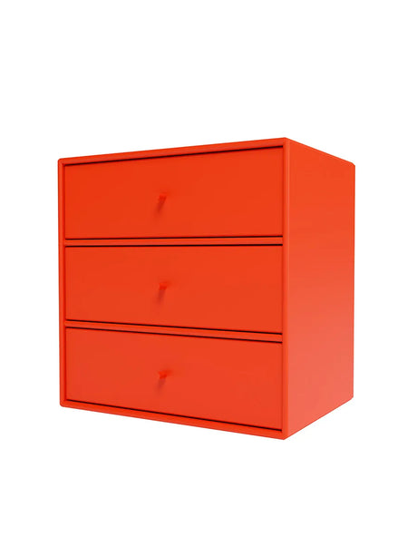 Montana Mini 1007 Modul med tre lådor - Anthracite - Jacobsen Plus