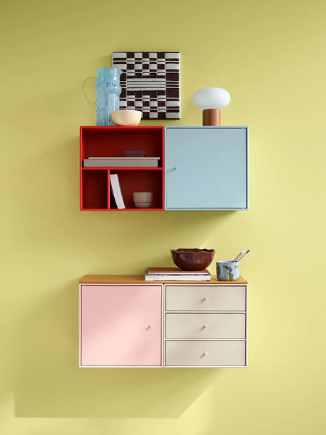 Montana Mini 1202 Modul med Hyllor - Anthracite - Jacobsen Plus