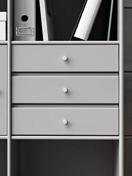 Lådor, djup 38 cm från Montana - H: *2 x B: *6 / 01 White - Jacobsen Plus