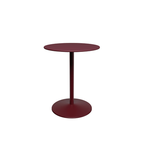Panton café- och matbord, Ø60 cm från Montana - Rosso Namib nanolaminat / Hokkaido-ram - Jacobsen Plus