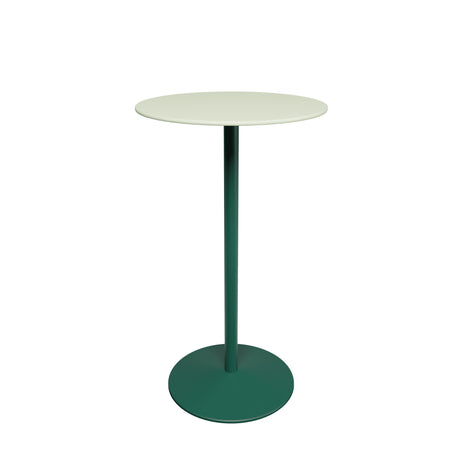 Panton Barbord, Ø60 cm från Montana - Olive linoleum / Black Red stel - Jacobsen Plus