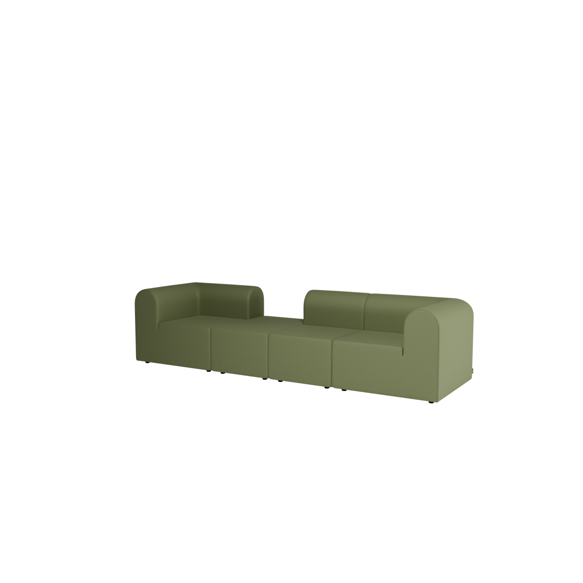 Paradigm 4-personers soffa med armstöd från Montana