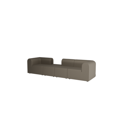 Paradigm 4-personers soffa med armstöd från Montana - Hallingdal 166 - Jacobsen Plus