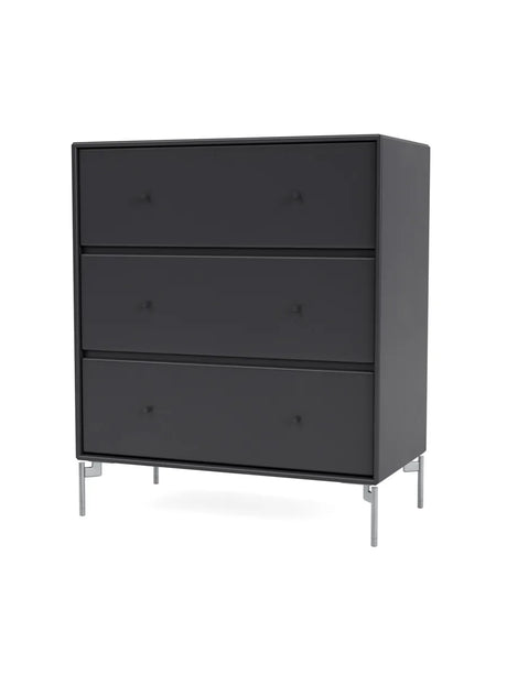 Carry Byrå inkl. ben från Montana - Anthracite / Krom - Jacobsen Plus
