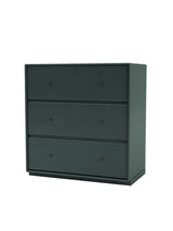 Carry Byrå inkl. sockel från Montana - Black Jade / Sokkel 3 cm - Jacobsen Plus