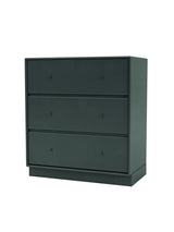 Carry Byrå inkl. sockel från Montana - Black Jade / Sokkel 7 cm - Jacobsen Plus