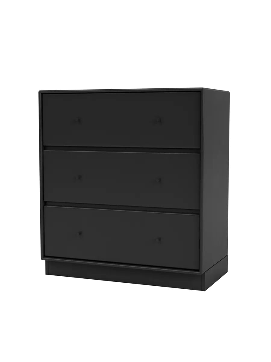 Carry Byrå inkl. sockel från Montana - Black / Sokkel 7 cm - Jacobsen Plus