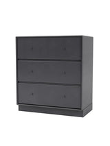 Carry Byrå inkl. sockel från Montana - Coal / Sokkel 7 cm - Jacobsen Plus