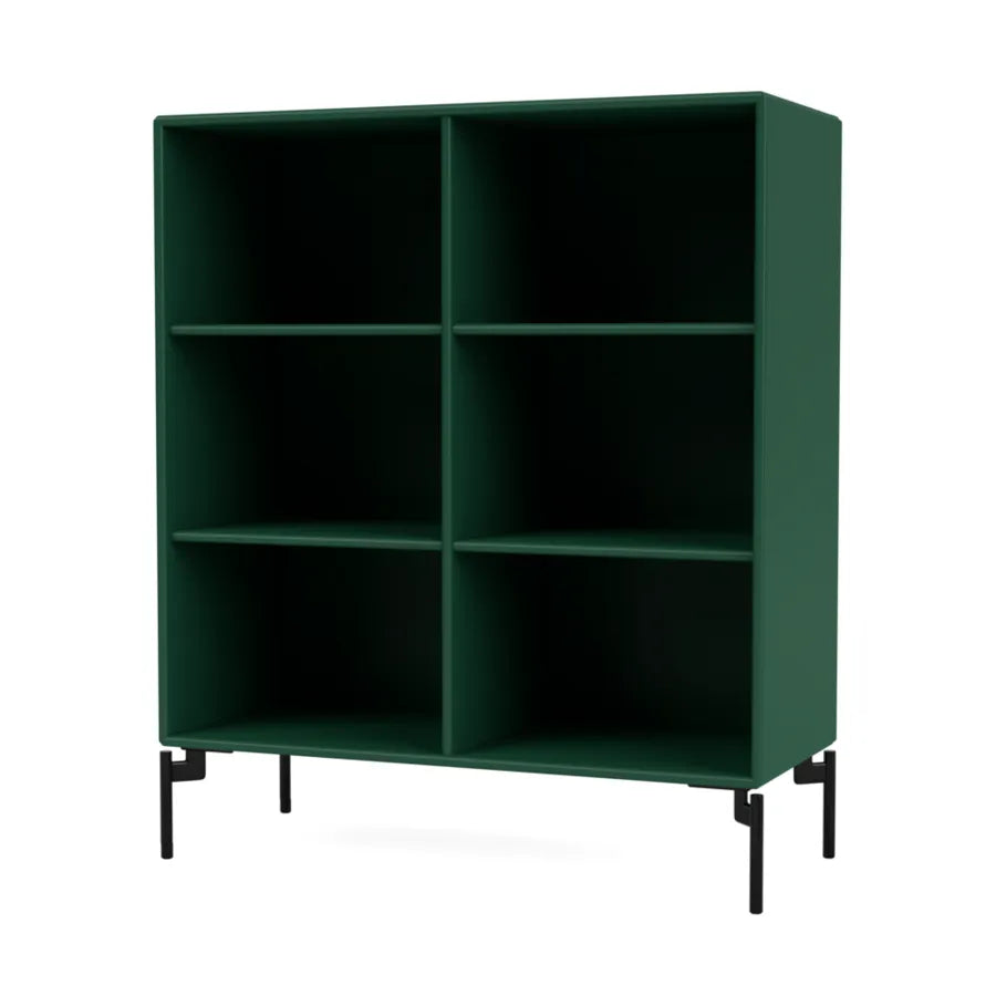 1113 bokhylla inkl. ben från Montana - Pine / Black - Jacobsen Plus