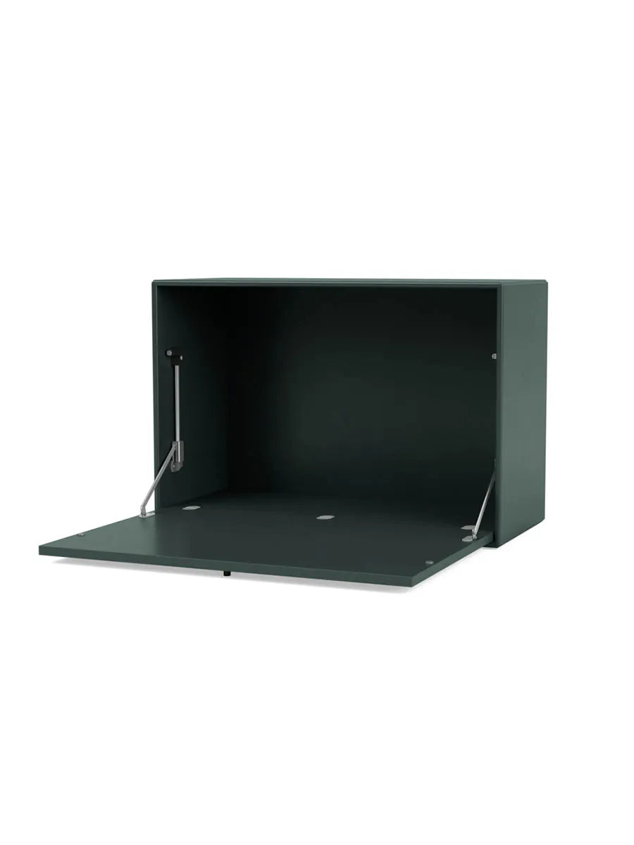 Skrivbordsmodul 4119 från Montana - Dybde: 30 cm / Black Jade - Jacobsen Plus