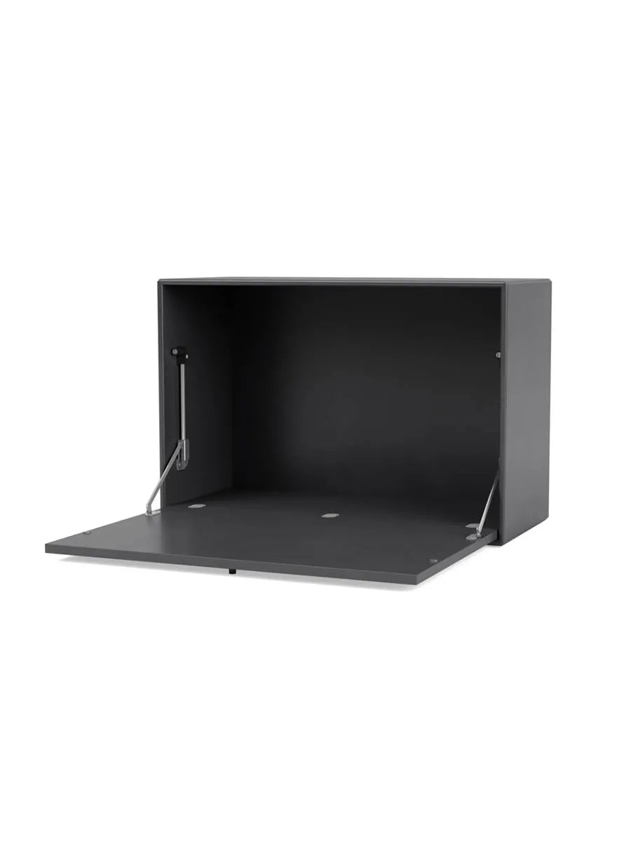 Skrivbordsmodul 4119 från Montana - Dybde: 30 cm / Coal - Jacobsen Plus