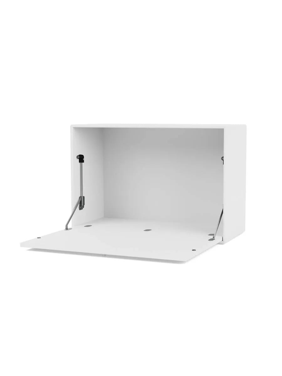 Skrivbordsmodul 4119 från Montana - Dybde: 30 cm / Snow - Jacobsen Plus