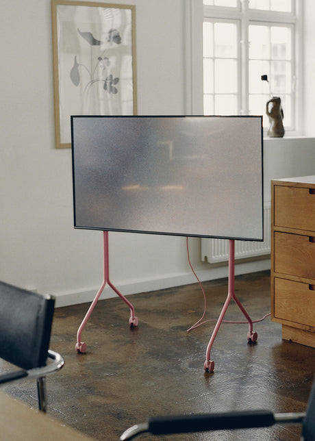Pedestal - Moon Tall TV-stativ - Charcoal - Jacobsen Plus
