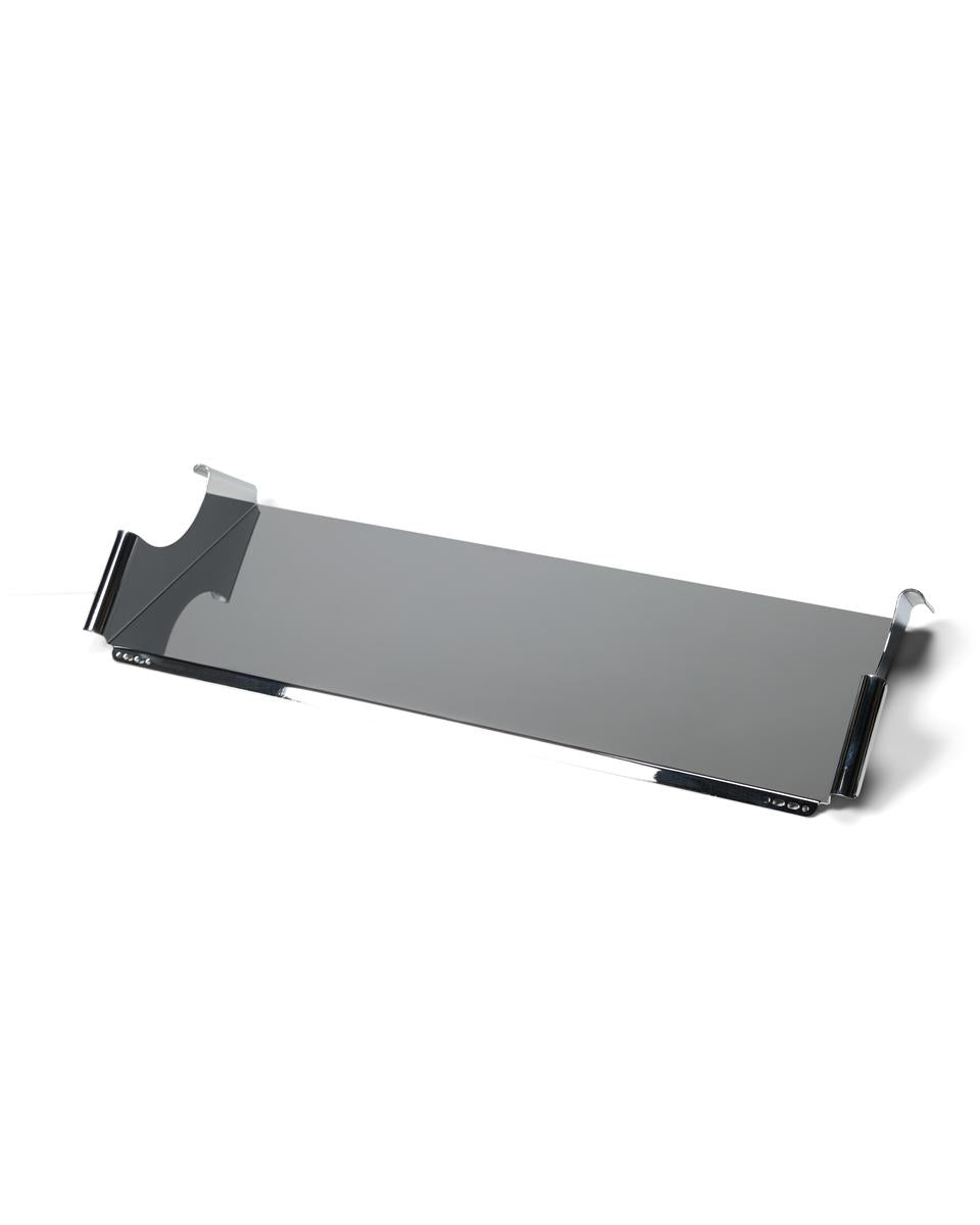 Pedestal - Moon Tray Shelf, hylla för TV-ställ - Chrome - Jacobsen Plus