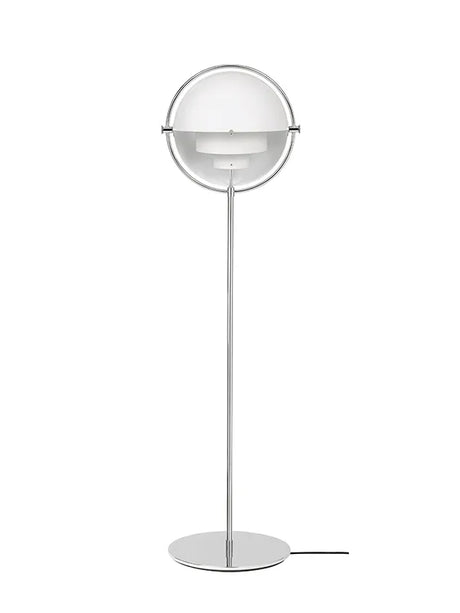 Multi-Lite Golvlampa från GUBI - Svart skærm - messing stel - Jacobsen Plus