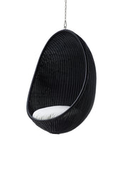 Outdoor Hanging Egg, svart av Nanna Ditzel