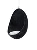 Outdoor Hanging Egg, svart av Nanna Ditzel