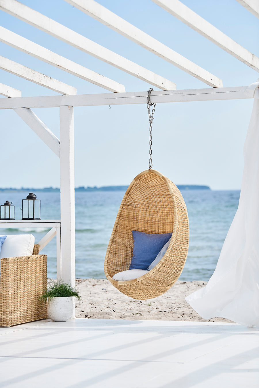 Outdoor Hanging Egg, Natur av Nanna Ditzel - 4 - Jacobsen Plus