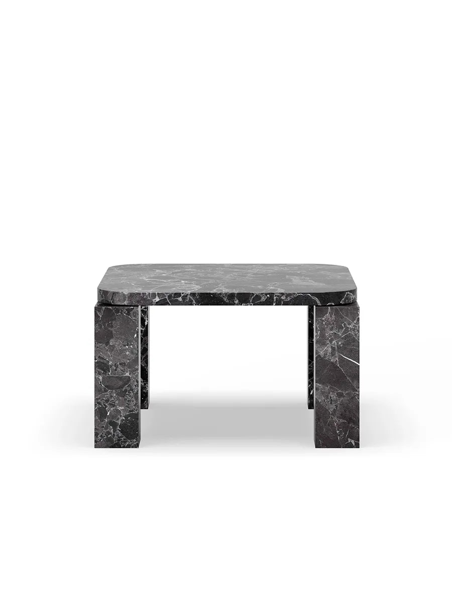 Atlas Soffbord 600x600, Costa Svart Marble från New Works