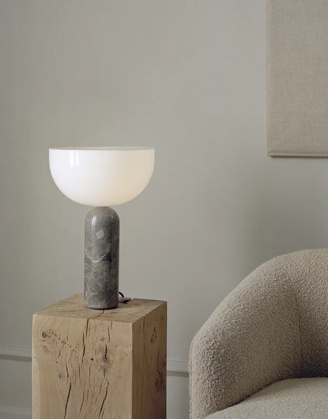 Kizu Bordslampa Large, Grå Marble från New Works - 2 - Jacobsen Plus
