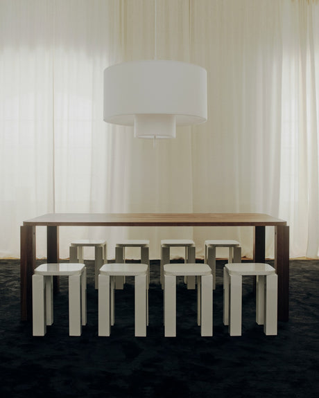 New Works Atlas Stool, lackerad - Espresso - Jacobsen Plus