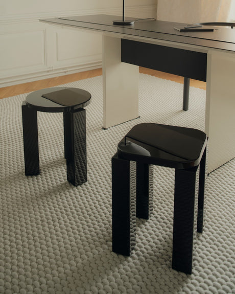 New Works Atlas Stool, lackerad - Espresso - Jacobsen Plus