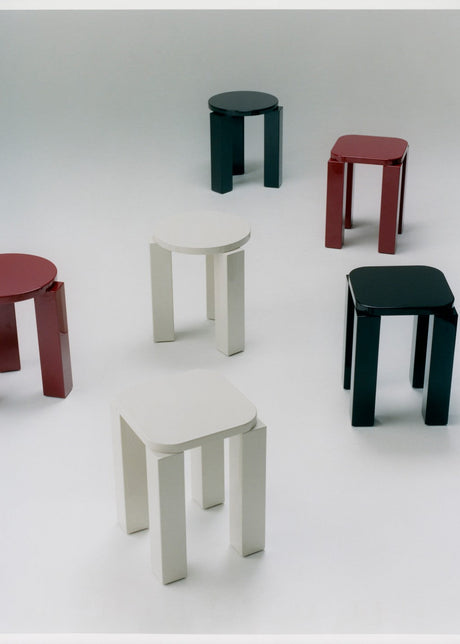 New Works Atlas Stool, lackerad - Espresso - Jacobsen Plus