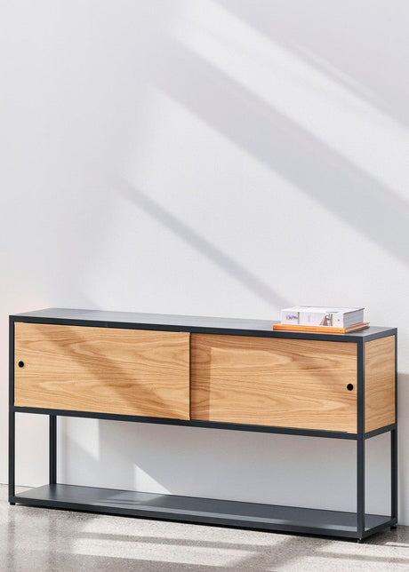 New Order bokhylla, kombination 207 från Hay - Charcoal - Jacobsen Plus