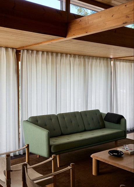 No. 1 Soffa 3-sits, Mood av Børge Mogensen - Mood 1101 - Lys olieret eg - Jacobsen Plus
