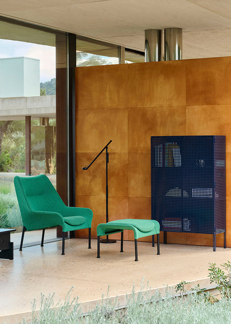 Perforated Cabinet Golv, Stor från Hay - Steel blue - Jacobsen Plus
