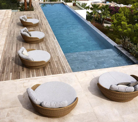 Ocean Daybed, utomhus från Cane-line - Dark Grey - Jacobsen Plus