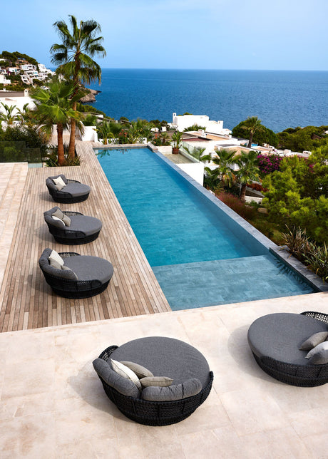 Ocean Daybed, soft rope från Cane-line - Dark Grey - Jacobsen Plus