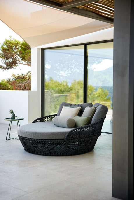 Ocean Daybed, soft rope från Cane-line - Dark Grey - Jacobsen Plus