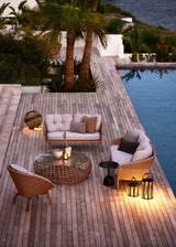 Ocean Large loungefåtölj med platt flätning från Cane-line - 2 - Jacobsen Plus