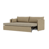 Offset 3-sits bäddsoffa från Audo Copenhagen - Audo Bouclé 02 - Jacobsen Plus