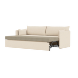 Offset 3-sits bäddsoffa från Audo Copenhagen - Logan Jasmine - Jacobsen Plus