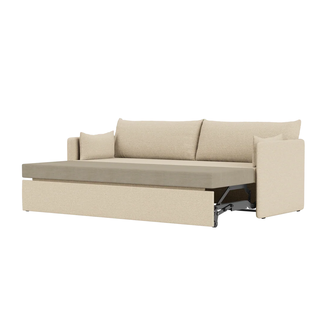 Offset 3-sits bäddsoffa från Audo Copenhagen - Logan Sand - Jacobsen Plus