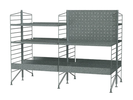 Outdoor L, bokhylla för utomhusbruk från String - Jacobsen Plus